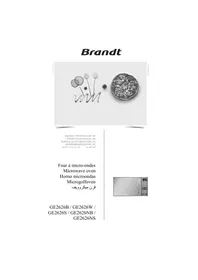 BRANDT GE2626S - Micro-ondes grill