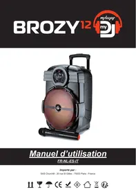 Notice MYDEEJAY BROZY 12 VHF Enceinte amplifiée