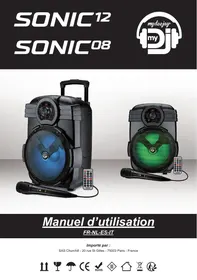 Notice MYDEEJAY SONIC 12 Enceinte amplifiée