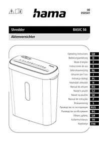 HAMA Destructeur de documents - Material de escritório