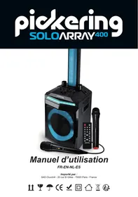 Notice PICKERING SOLO ARRAY 400 Enceinte amplifiée