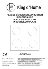 Notice KING D HOME KDPI 4Z 6400 Plaque de cuisson induction