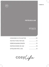 Notice COSYLIFE CL-AF 4,3L Friteuse