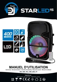 Notice MYDEEJAY STARLED 15 Enceinte