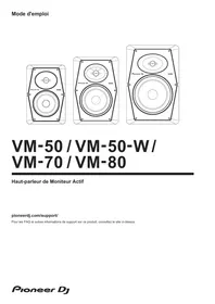 Notice PIONEER DJ VM-50 Enceinte amplifiée