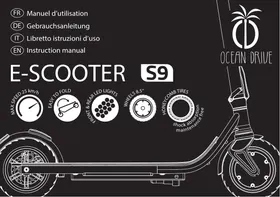 Notice OCEAN DRIVE S9 Trottinette électrique