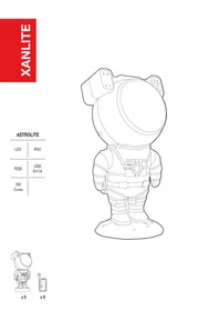 Notice XANLITE ASTRONAUTE Veilleuse