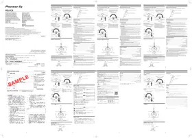 Notice PIONEER DJ HDJ-CX Casque