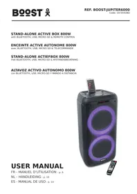 Notice BOOST JUPITER 600 Enceinte amplifiée