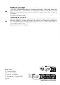 Notice HIGH ONE CO 68 C X 373P Built-in oven