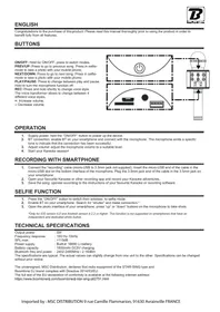 Notice BOOMTONEDJ STAR SING Micro