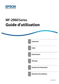 Notice EPSON WORKFORCE WF-2960 Imprimante multifonction