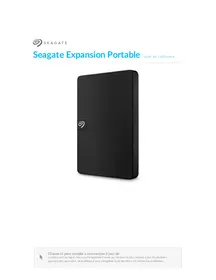 Notice SEAGATE EXPANSION 1TO USB 3.0 Disque dur