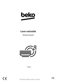 BEKO TDFV15315S 13S474DB - Lave-vaisselle