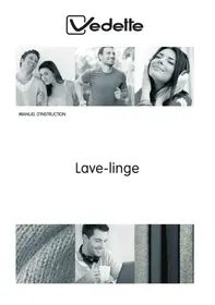 Notice VEDETTE LFV94QW Lave linge hublot