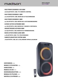 Notice MADISON MAD LUNA 600 Enceinte amplifiée