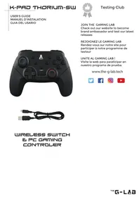 Notice G-LAB THORIUM Manette de jeu