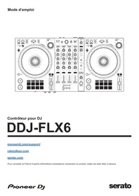 Notice PIONEER DJ DDJ-FLX6-GT Contrôleur usb