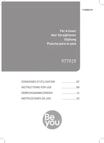 Notice BE YOU BY-HVC02 Lisseur