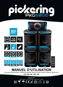 Notice PICKERING PKG6800 Maxi-chaîne