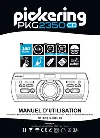 Notice PICKERING PKG 2350 CD Maxi-chaîne