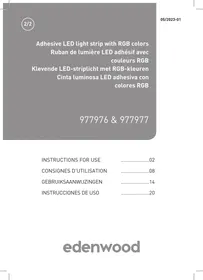 Notice EDENWOOD STRIP LED 5 MèTRES AVEC TéLéCOMMANDE Tira LED
