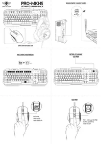 Notice SPIRIT OF GAMER PRO-MKH5 Clavier gaming