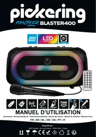Notice PICKERING PANTHER BLASTER Enceinte Sono