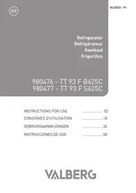 VALBERG TT 93 F S625C - Réfrigérateur