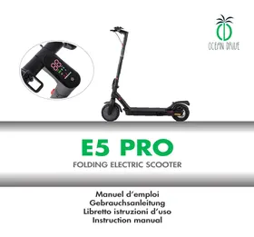 Notice OCEAN DRIVE E5 PRO Trottinette électrique