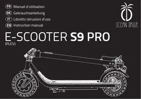 Notice OCEAN DRIVE S9 PRO Trottinette électrique