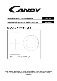 Notice CANDY CTP634SCBB Plaque de cuisson induction