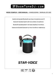 Notice BOOMTONEDJ STAR-VOICE Micro