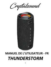 Notice CRYSTALSOUND THUNDERSTORM Enceinte