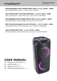 Notice MADISON MAD-ASTRAL300 Enceinte