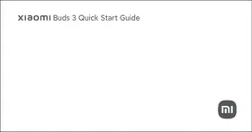 Notice Xiaomi BUDS 3 TWS WHITE Écouteurs sans fil