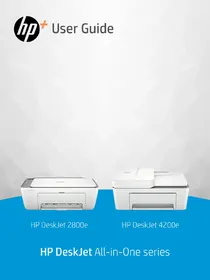 Notice HP DESKJET 2821E Imprimante multifonction