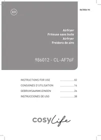Notice COSYLIFE CL-AF76F Friteuse à air