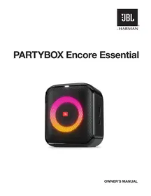Notice JBL PARTYBOX ENCORE ESSENTIAL Enceinte amplifiée