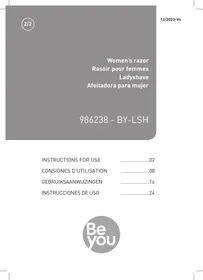 Notice BE YOU BY-LSH Rasoir