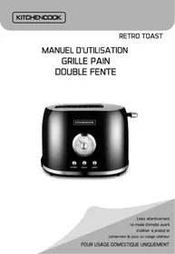 Notice KITCHENCOOK RETRO TOAST Grille pain