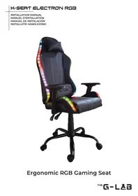 Notice G-LAB K-SEAT ELECTRO Chaise Gaming