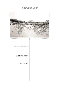 BRANDT DSF33526X - Dishwasher