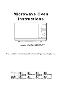 Notice CANDY CMGA23TNDB/ST Micro-ondes grill