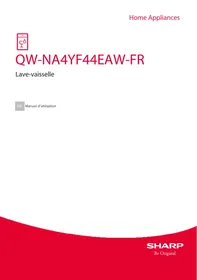 SHARP QW-NA4YF44EAW - Lave-vaisselle