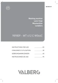 Notice VALBERG WT 612 C W566C стиральная машина