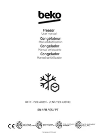 BEKO RFNE290L41WN - Congelador vertical