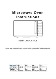 Notice CANDY CMGA25TNDB Micro-ondes grill