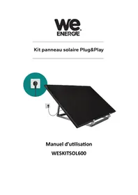 Notice WE KIT SOL410 PLUG&PLAY 410W Panneau solaire