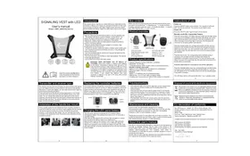 Notice HMC GILET DE SIGNALISATION à LED Vêtements de sécurité